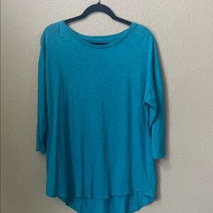 Chico's Vibrant Blue Long Sleeve Top